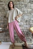 Basso Shirring Genie Pant Rose